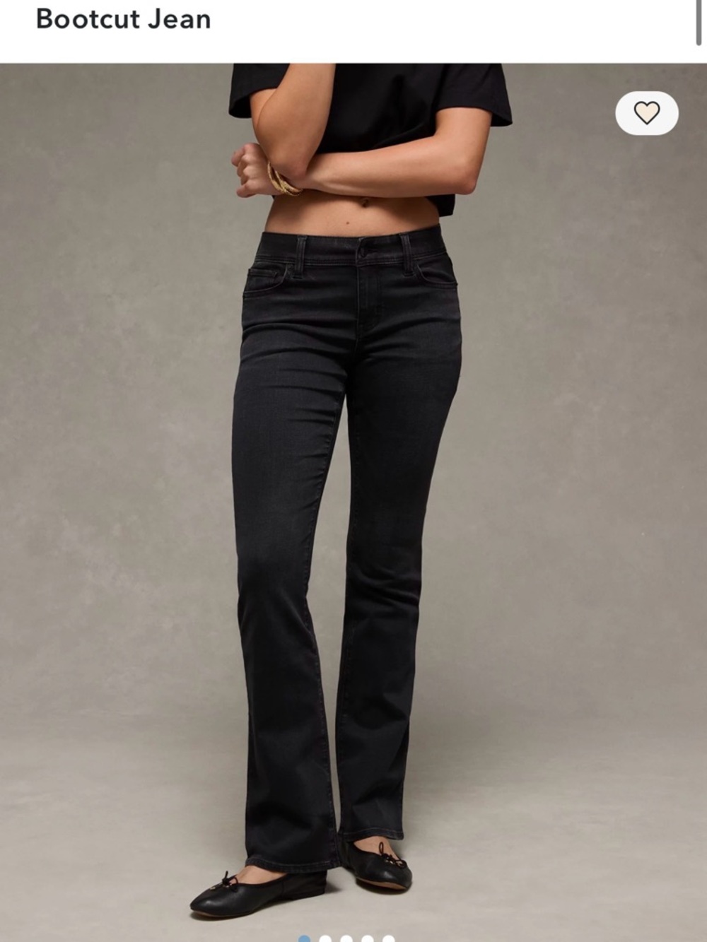 American Eagle Outfitters Women’s Black Bootcut Jeans